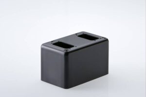Black Anodized Machined Controller Housing, With Machined Counter Bores on Corners